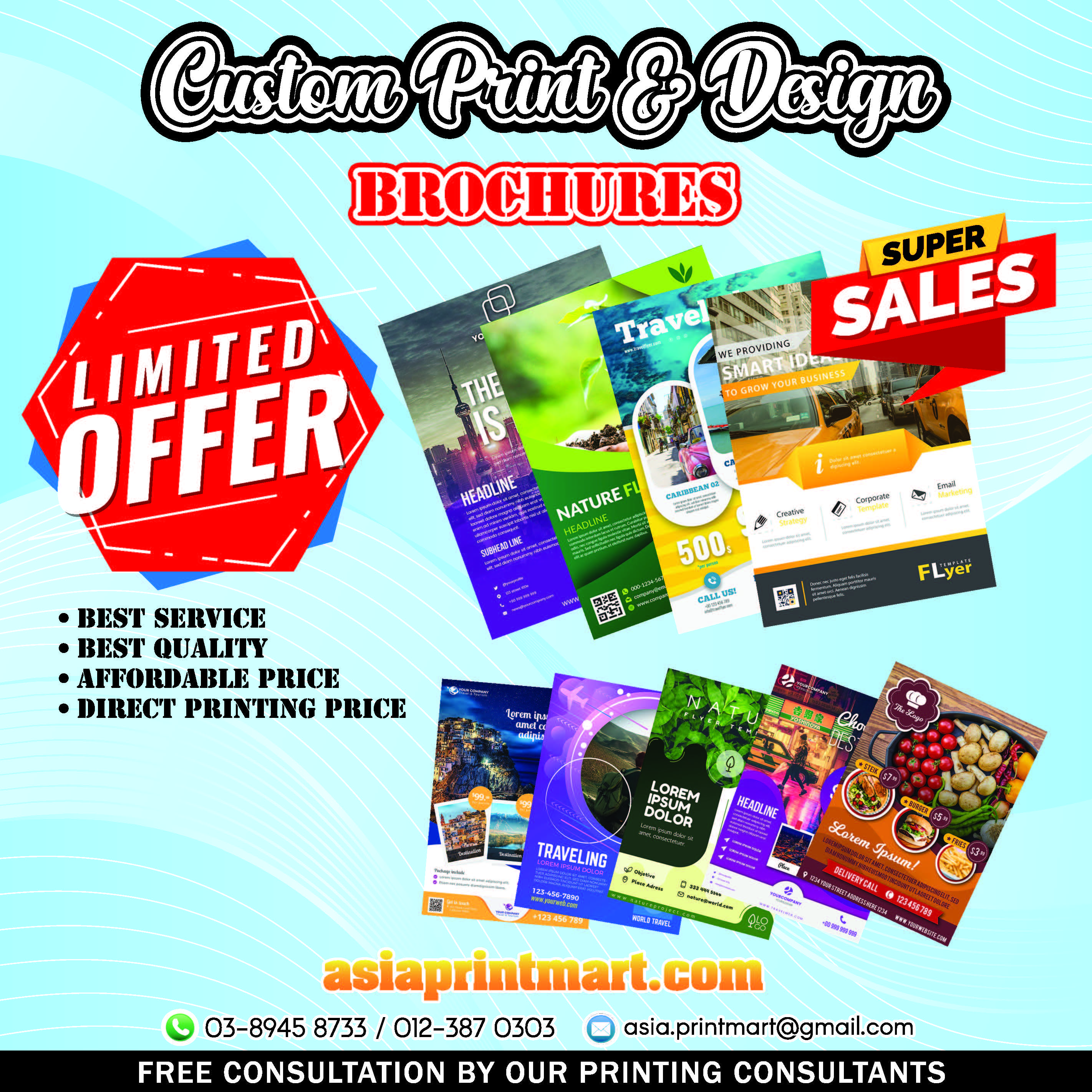 Online Leaflets Printing | Urgent Printing Flyers Company | Brochures Printers 24 hours | Fast Brochures Printing | Kedai cetak murah risalah