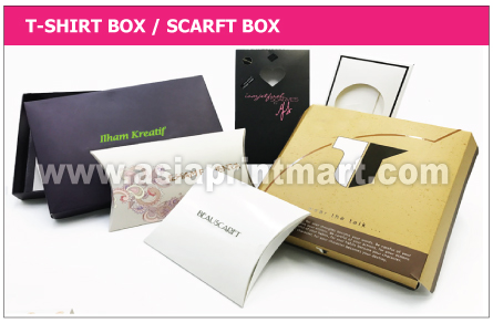 Tshirts box printing | Kotak Tudung | Kotak Scarft | Kotak Baju | Kotak Murah | T-shirts box printing Malaysia