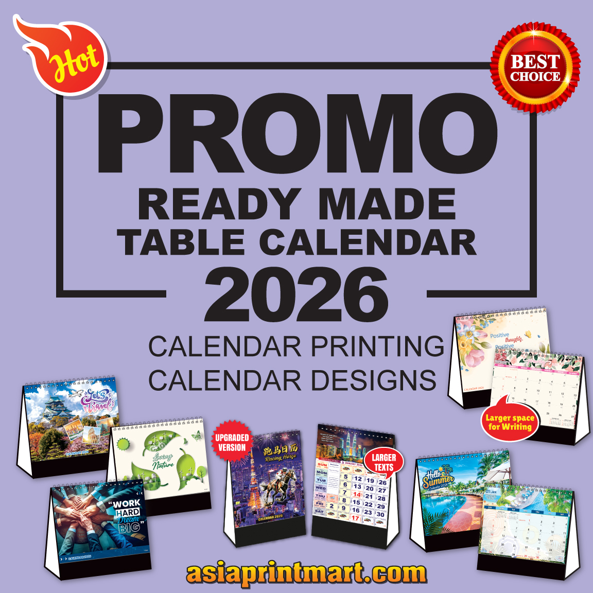 2026 Calendar Printing Malaysia, Calendar printing companies, Malaysia Calendar Manufacturers, Kuala Lumpur Calendars Suppliers