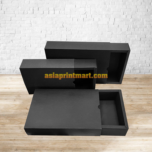 Brown Packing Box Suppliers, Black Packing Box Manufacturers, Sliding Box Printer, Top and bottom, Tuck in Box Suppliers