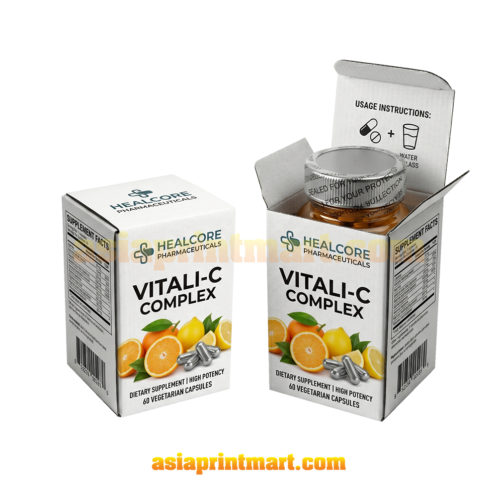 Cetak Kotak Supplement | Beauty Packaging Printer Malaysia | Custom Packaging Box Printing Selangor | Designer for Box